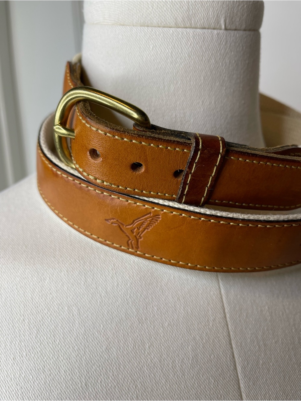 Men's Leatherman Ltd Belt with Embossed duck Logo size 38